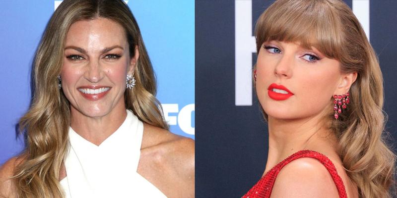 Erin Andrews (left) Taylor Swift (right)