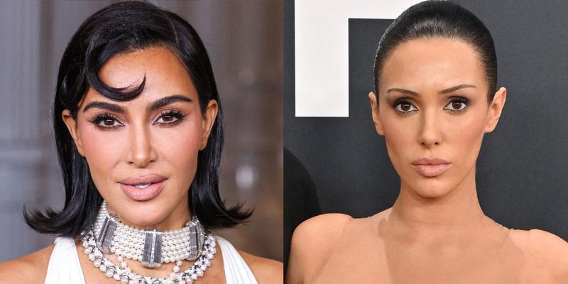 Kim Kardashian (left) Bianca Censori (right)