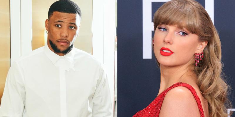 Saquon Barkley and Taylor Swift