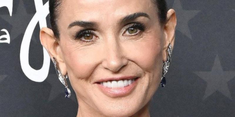 Demi Moore close up