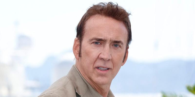 Nicolas Cage poses at the photo call of 'The Surfer' during the 77th Cannes Film Festival