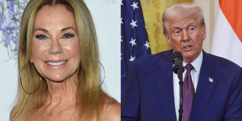 Kathie Lee Grifford (left) Donald Trump (right)