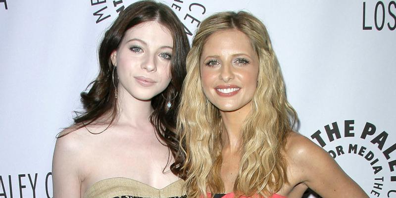 Michelle Trachtenberg and Sarah Michelle Gellar celebrates 100 episodes of "Gossip Girl"