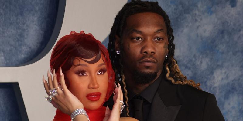 Cardi B and Offset at the 2023 Vanity Fair Oscar Party