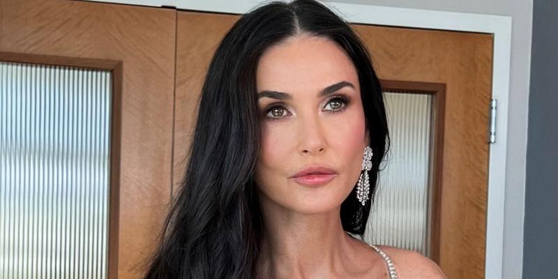 Demi Moore gets ready for the Oscars with hair stylist to the stars Dimitris Giannetos and Morrocanoil Treatment Original