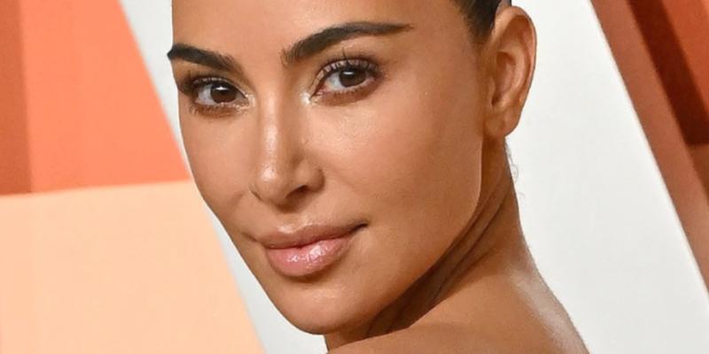 Kim Kardashian close up