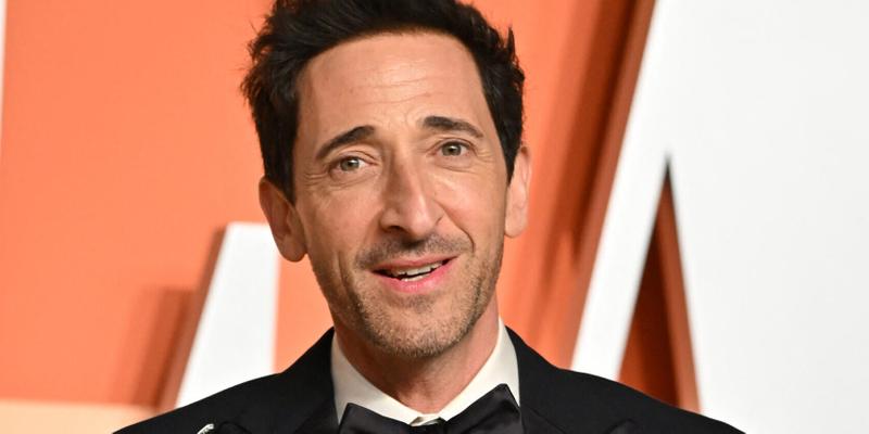 Adrien Brody at the 2025 Oscars