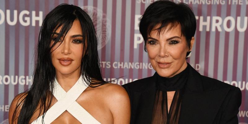 Kim Kardashian and mom Kris Jenner attend 10th Annual Breakthrough Prize Ceremony