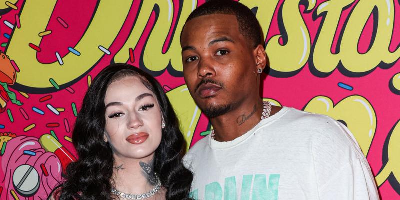 Bhad Bhabie and Le Vaughn attend the Los Angeles Premiere Of Shout! Studios, All Things Comedy and Utopia's 'Drugstore June'