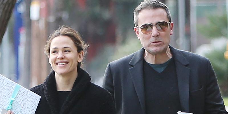 Jennifer Garner and Ben Affleck in good spirits after dropping of their children at school in Santa Monica