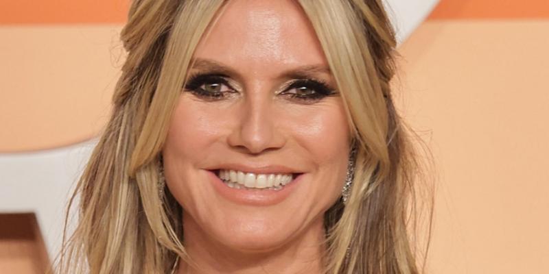 Heidi Klum close up