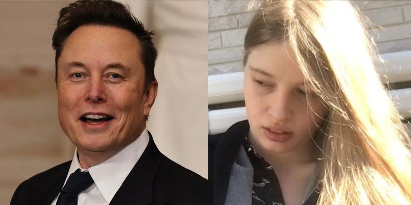 Elon Musk, Vivian Jenna Wilson photo collage