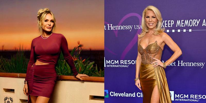 Photo collage of Tamra Judge and Gretchen Rossi.