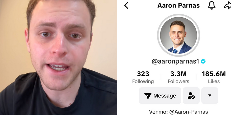 Aaron Parnas on TikTok