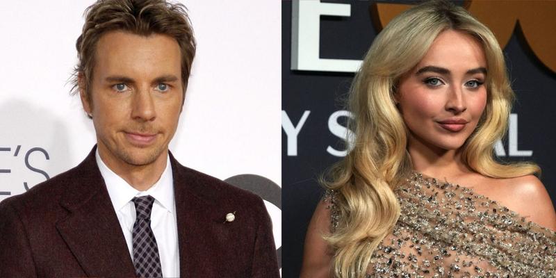 Dax Shepard (left) Sabrina Carpenter (right)