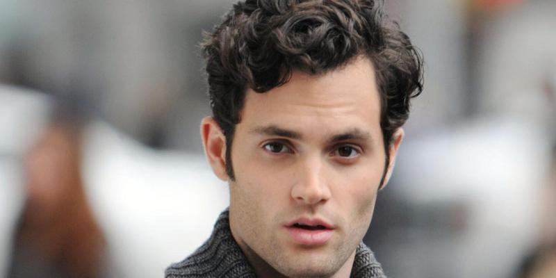 Penn Badgley filming