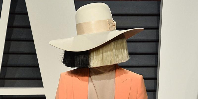 Singer Sia at Vanity Fair Post Oscar Party Red Carpet