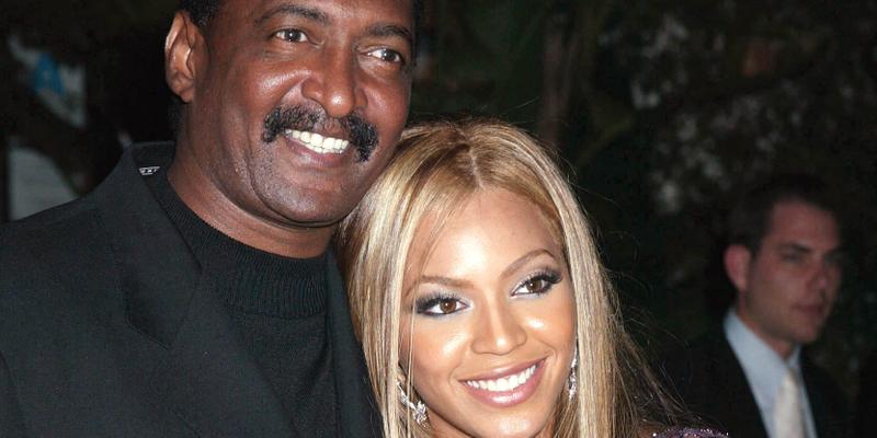 Beyonce and her dad Mathew Knowles