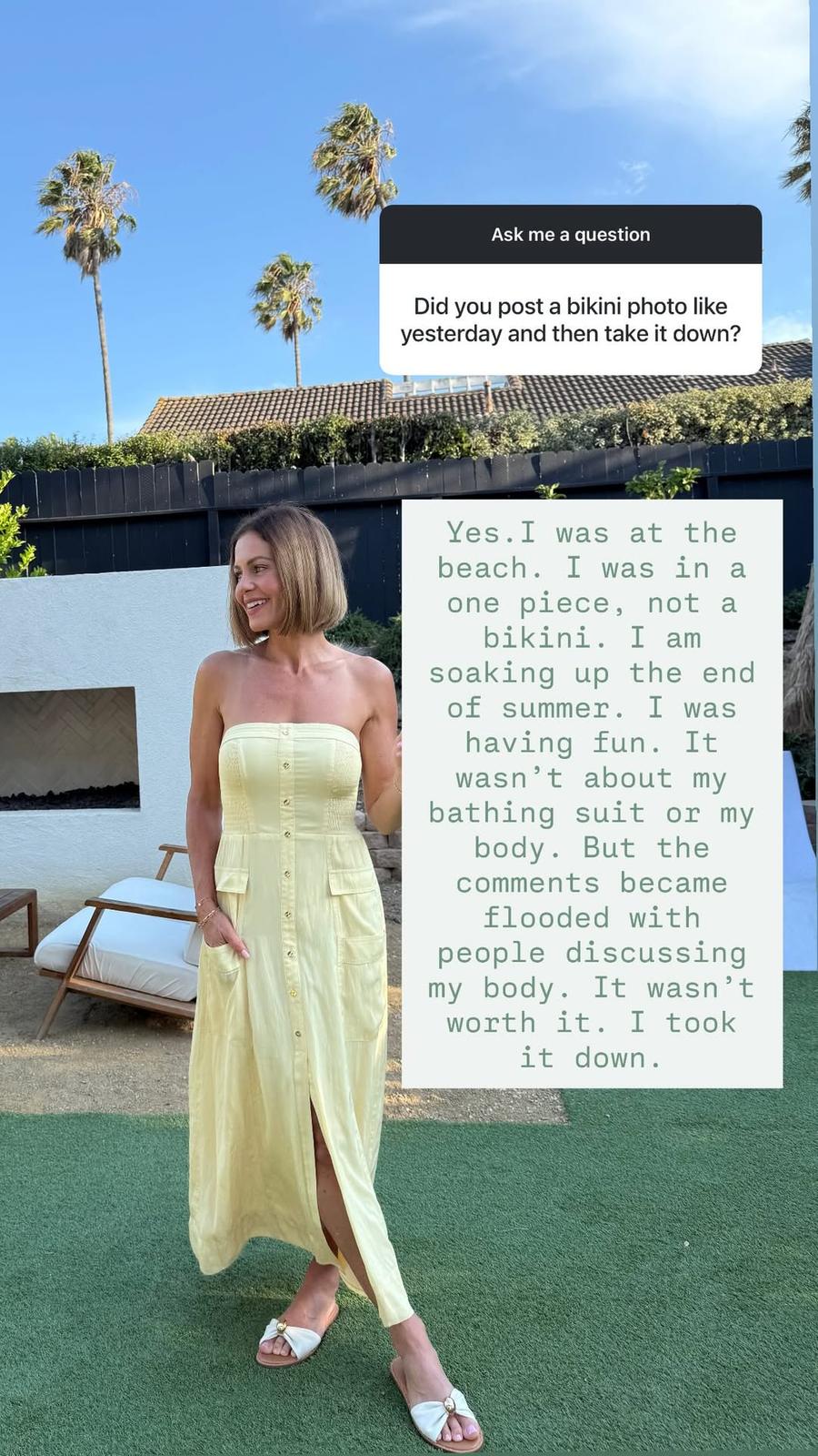 Candace Cameron Bure Removes Bikini Pic After Being Body Shamed
