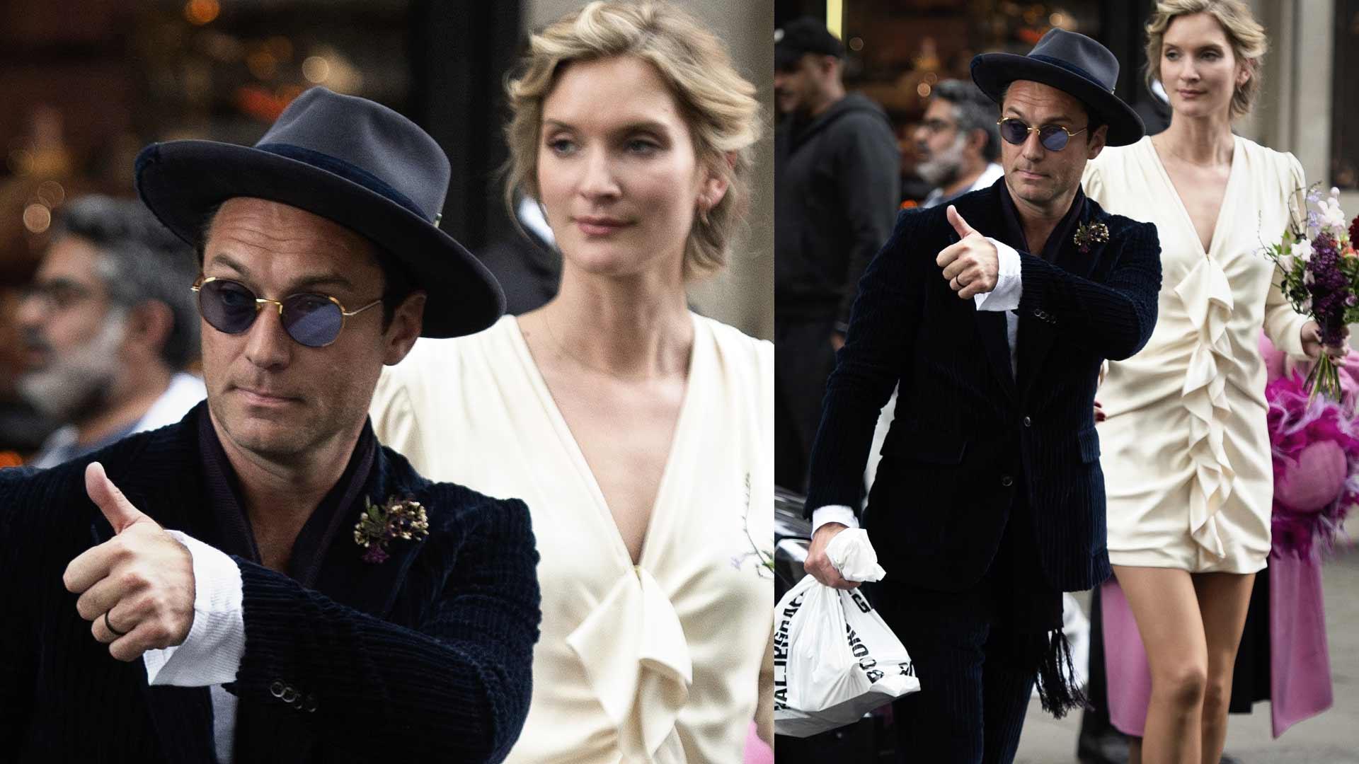 Jude Law Marries Girlfriend Phillipa Coan in Secret Ceremony