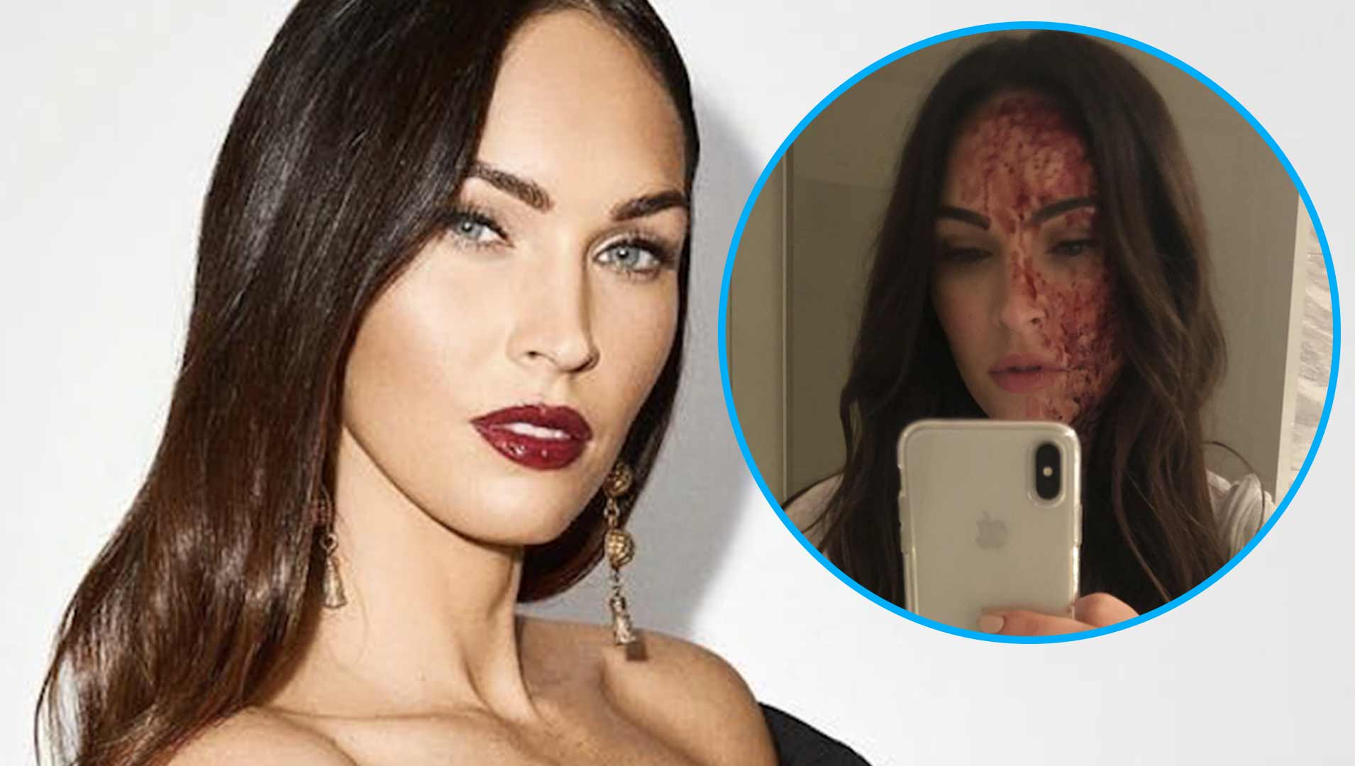 Megan Fox Jokes About ‘Rough Day’ With Bloody Face