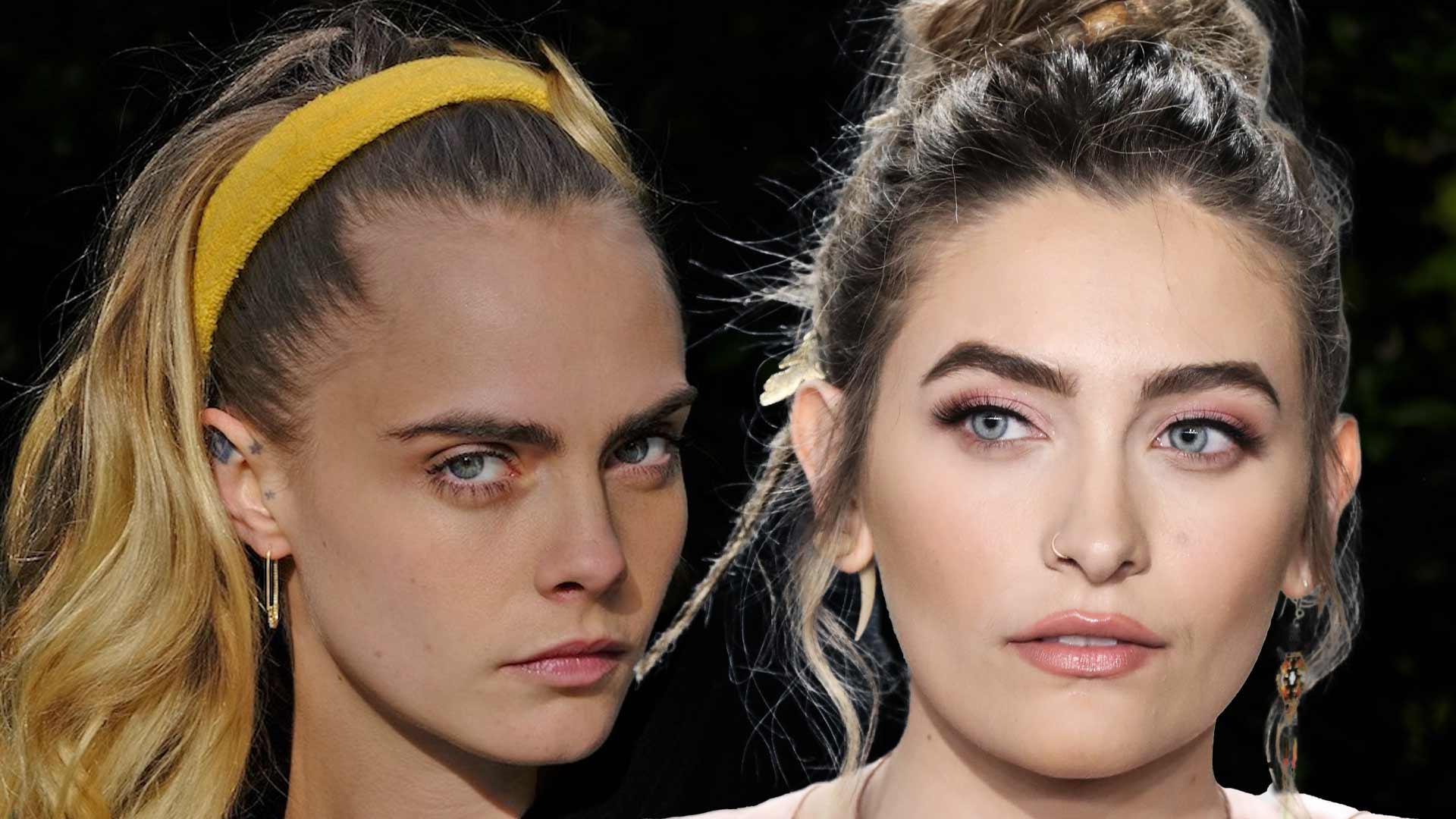 Paris Jackson and Cara Delevingne Debut Matching Rose Tattoos On Their