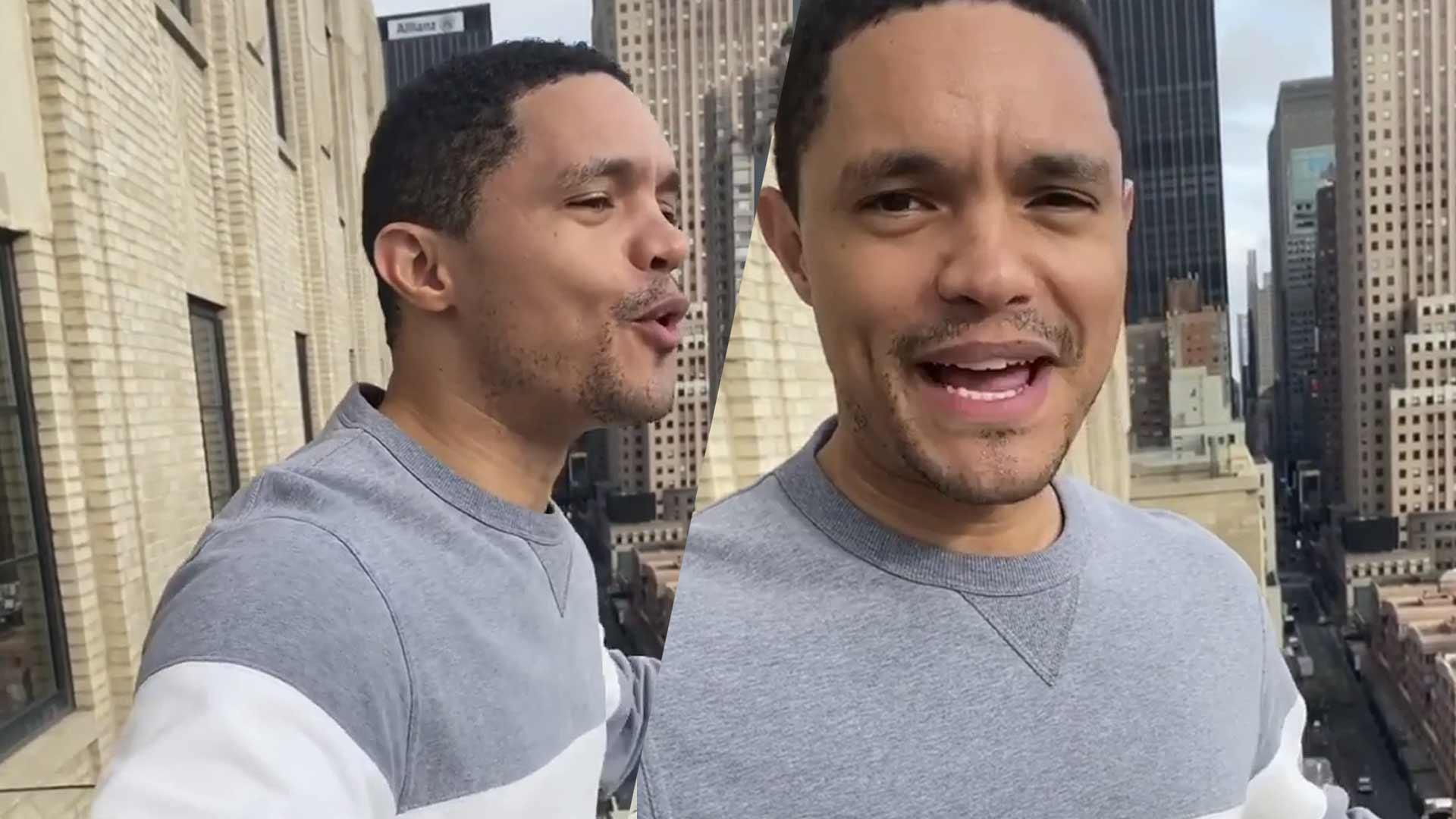 New Yorkers Tell Trevor Noah To ‘Shut The F Up’ When He Sings Disney Song From His Balcony
