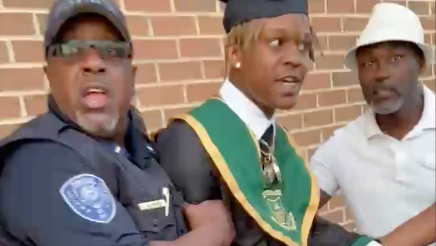 Atlanta Rapper BUSTED After Making It Rain $10,000 At His Own High School Graduation!