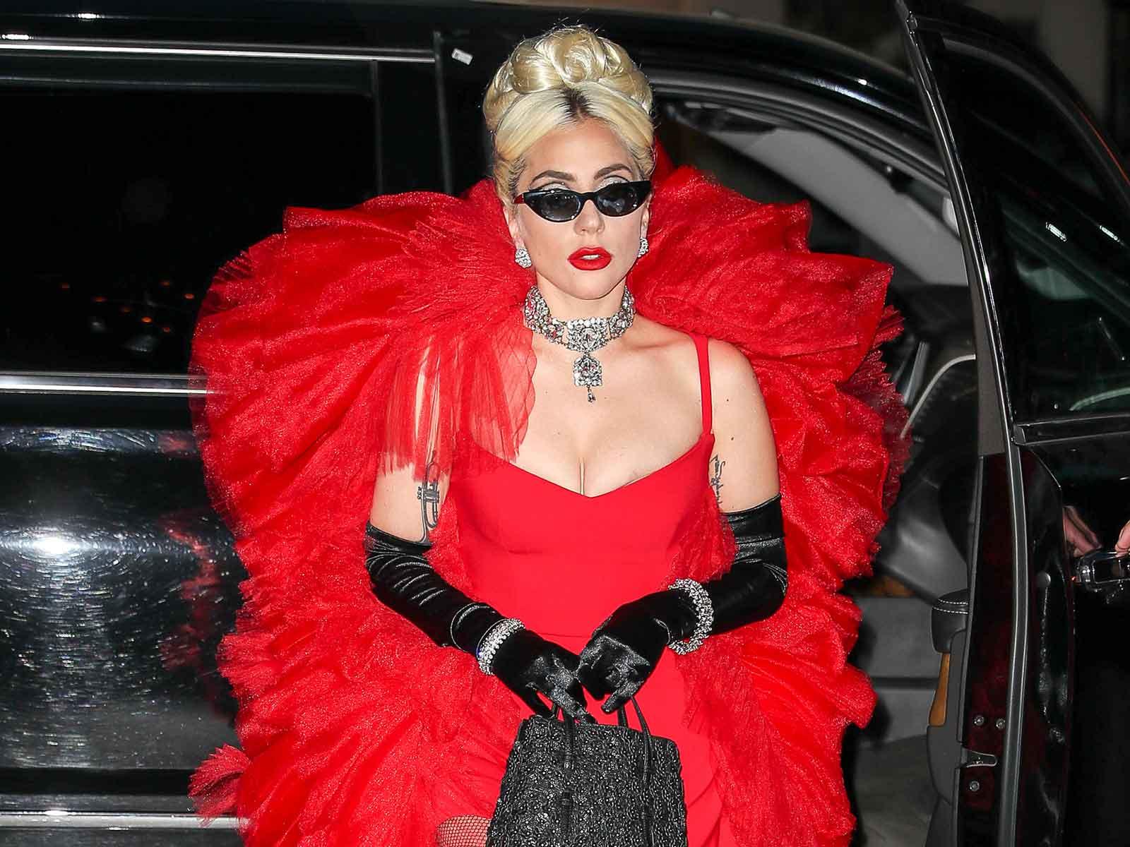 Lady Gaga Is Ra Ra Really Red