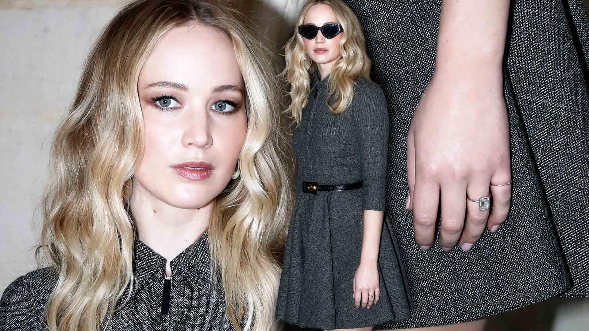 Jennifer Lawrence Flashes Engagement Ring in First Public Appearance Since Proposal
