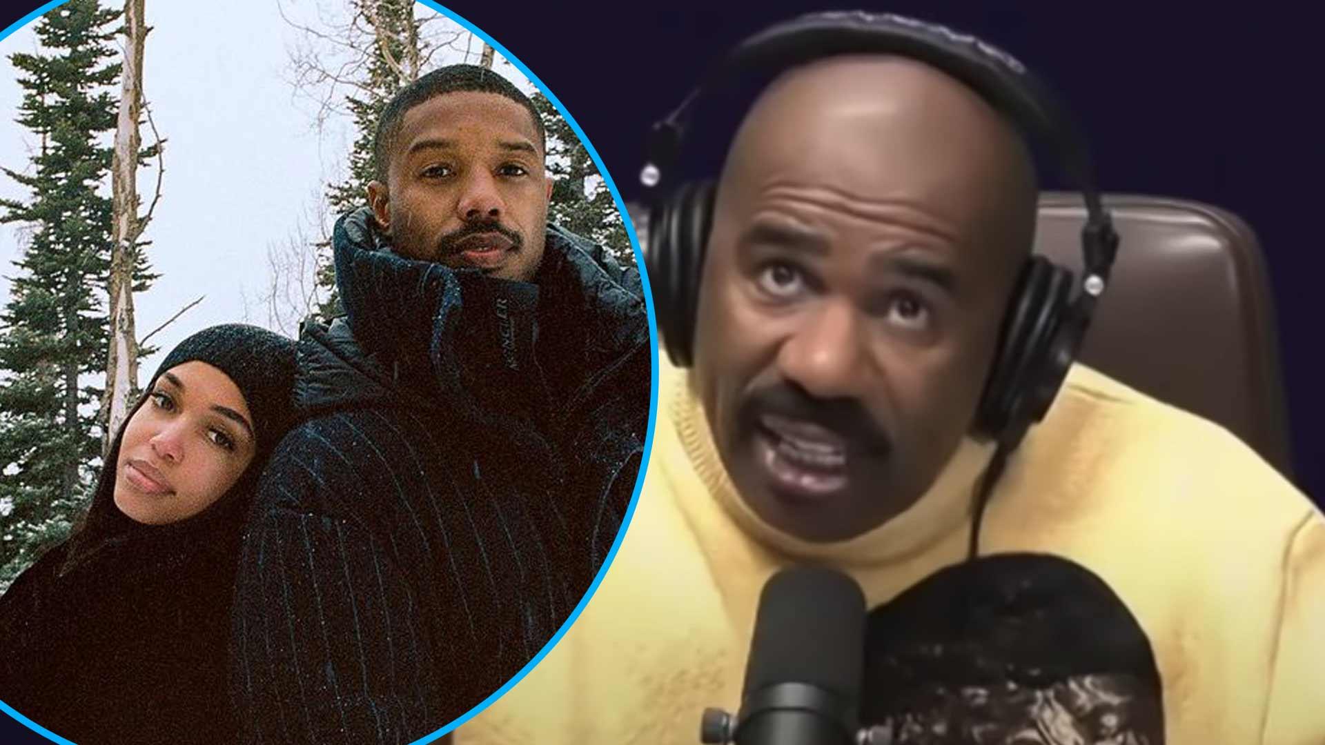 Steve Harvey Tried To Find Something Wrong With Michael B. Jordan But