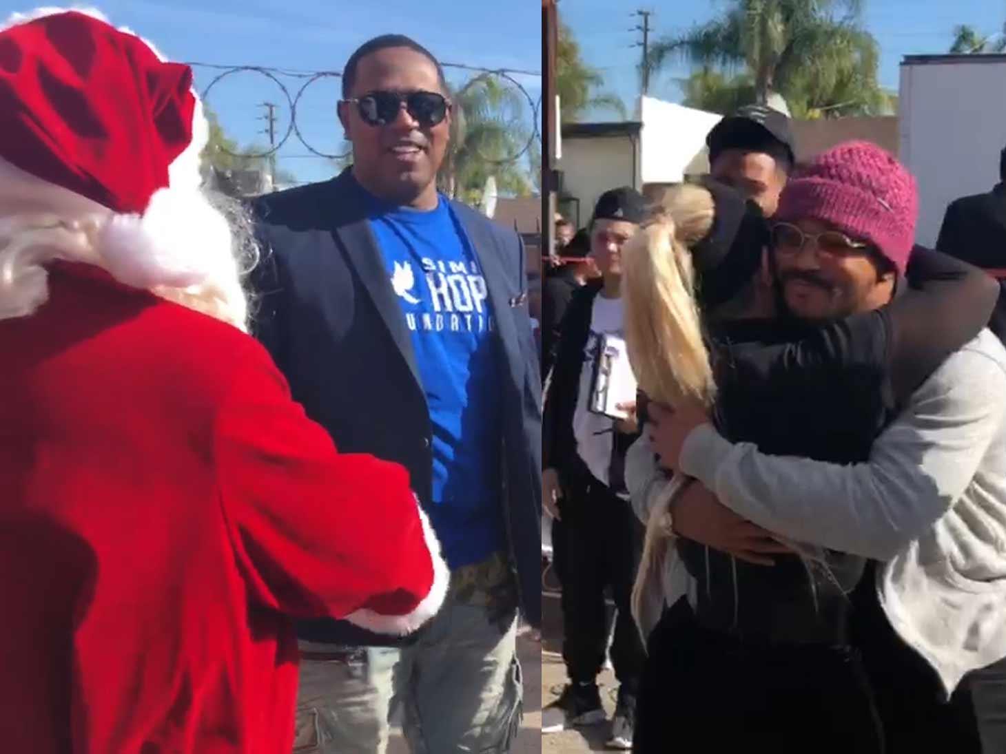 Master P and the Simin Hope Foundation Bring a Winter Wonderland to SoCal