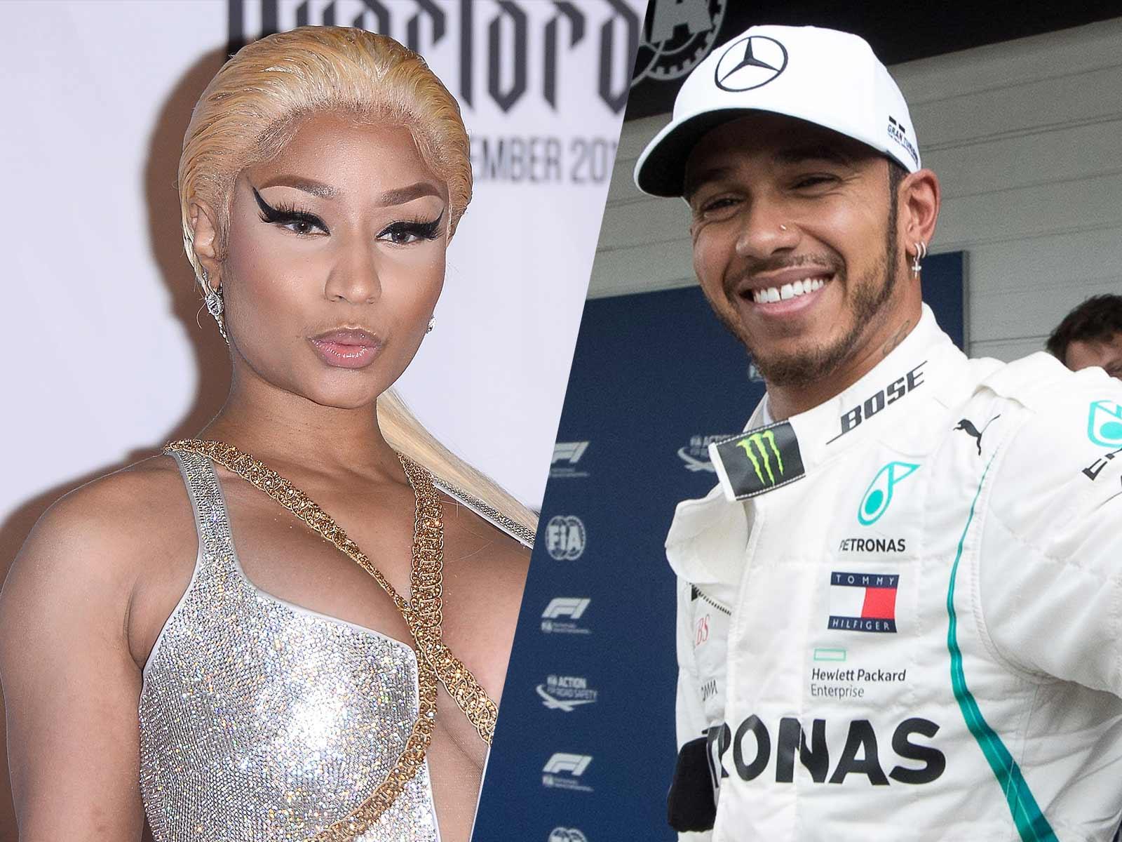 Nicki Minaj Calls Lewis Hamilton Her ‘Sweetheart’ After Formula 1 Win