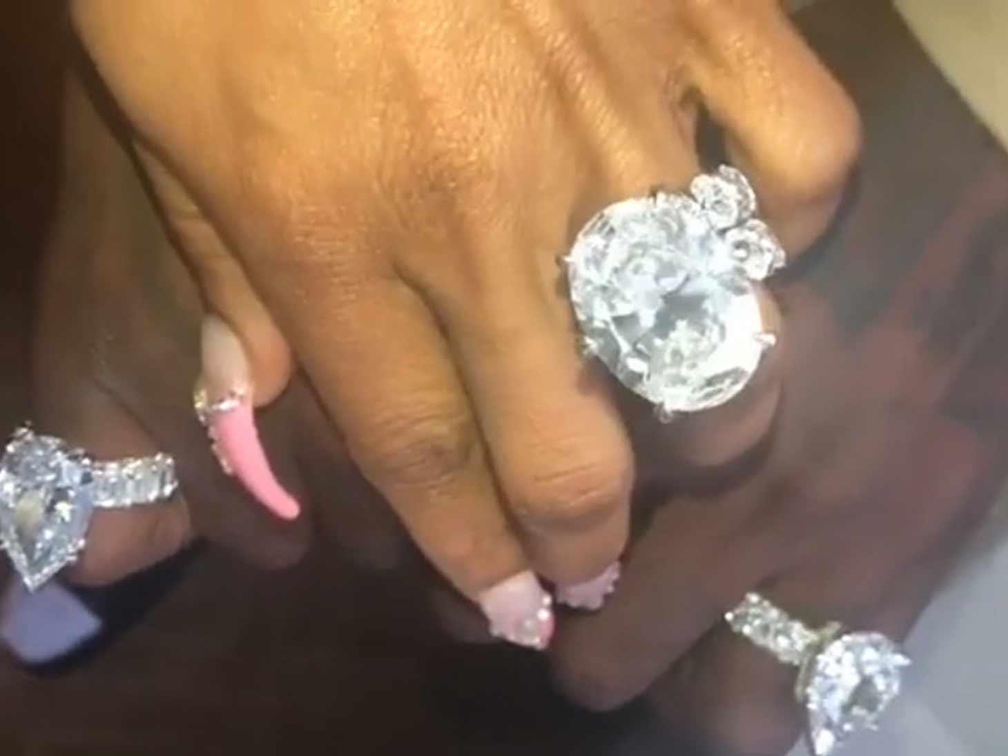 Gucci Mane Gifts His Wife 60 Ct. Diamond Ring as Baby Mama Struggles on Welfare