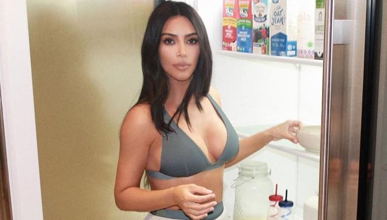 Kim Kardashian Climbs Out 40th Birthday Cake In Bikini