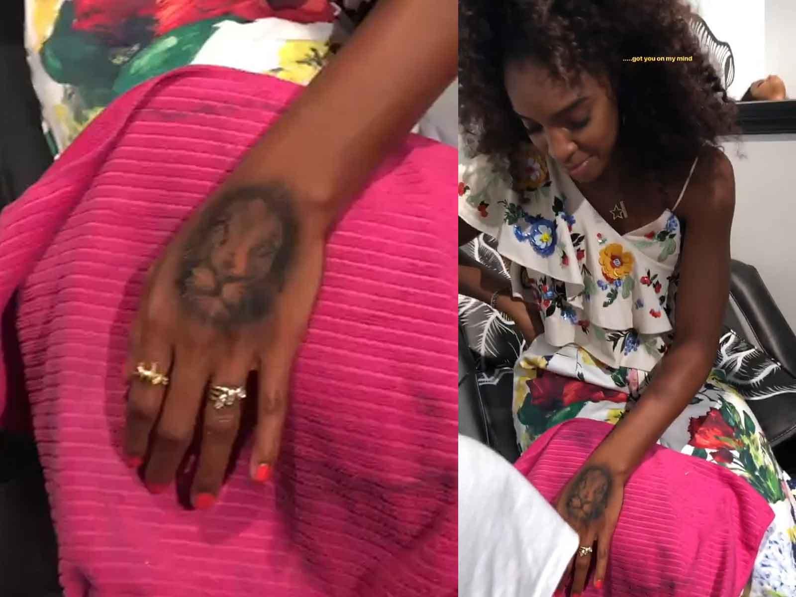 Kelly Rowland Inks Her Body In Honor of Demi Lovato