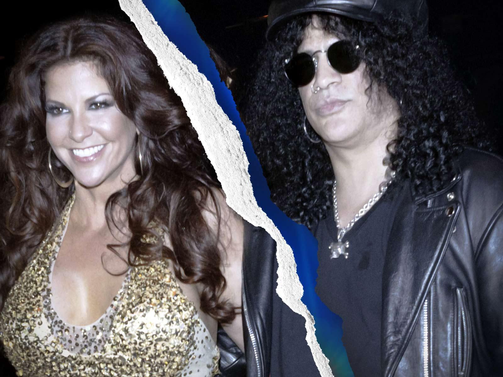 Slash and Wife Score His and Her Mansions During Divorce