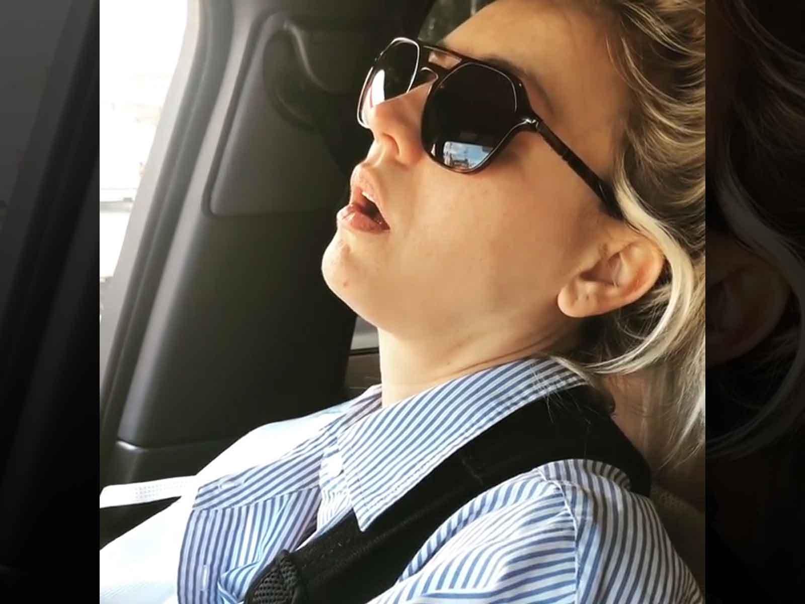 Kaley Cuoco’s New Husband Films Her Snoring Like a Grizzly Bear After Her Surgery