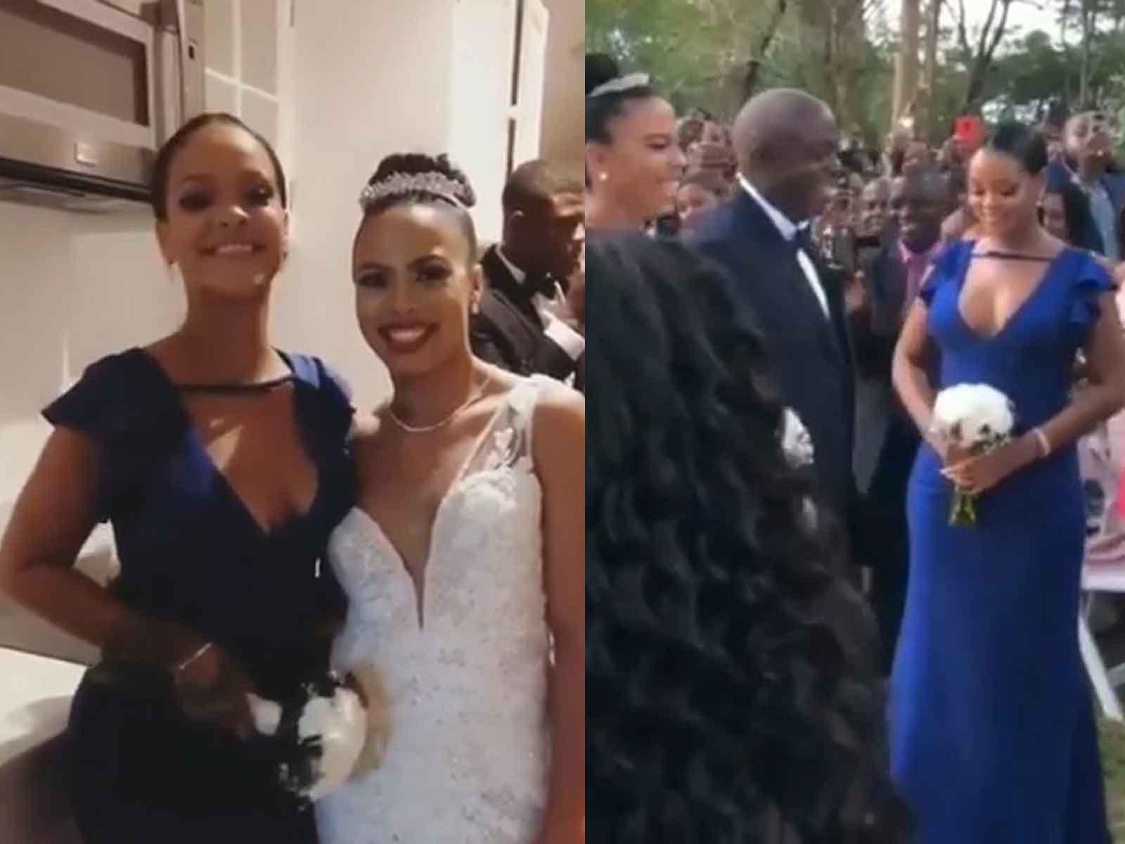 Rihanna is the Baddest Bridesmaid During BFF’s Wedding in Barbados