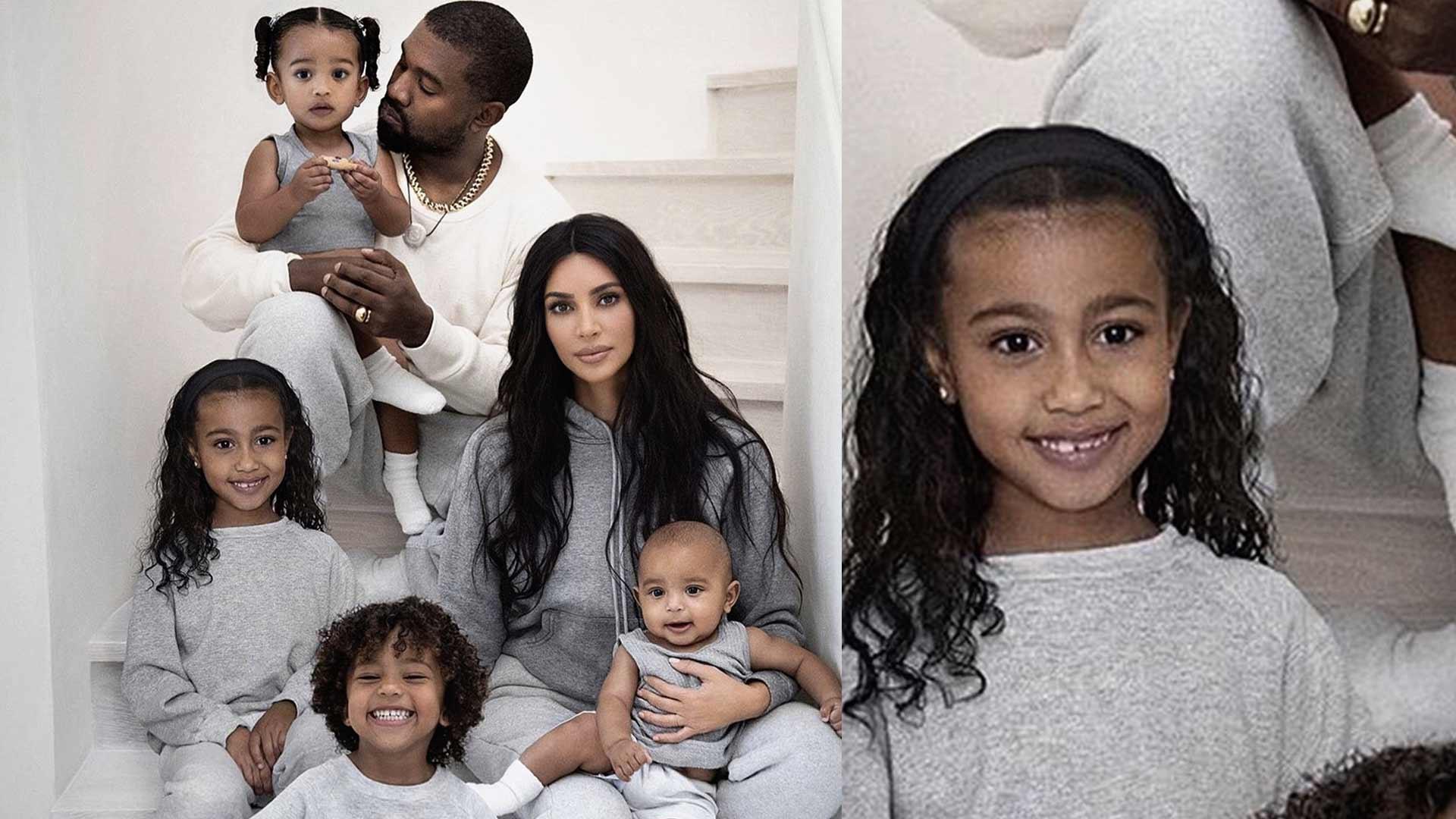 Why North West Was Photoshopped Into The Family Christmas Card