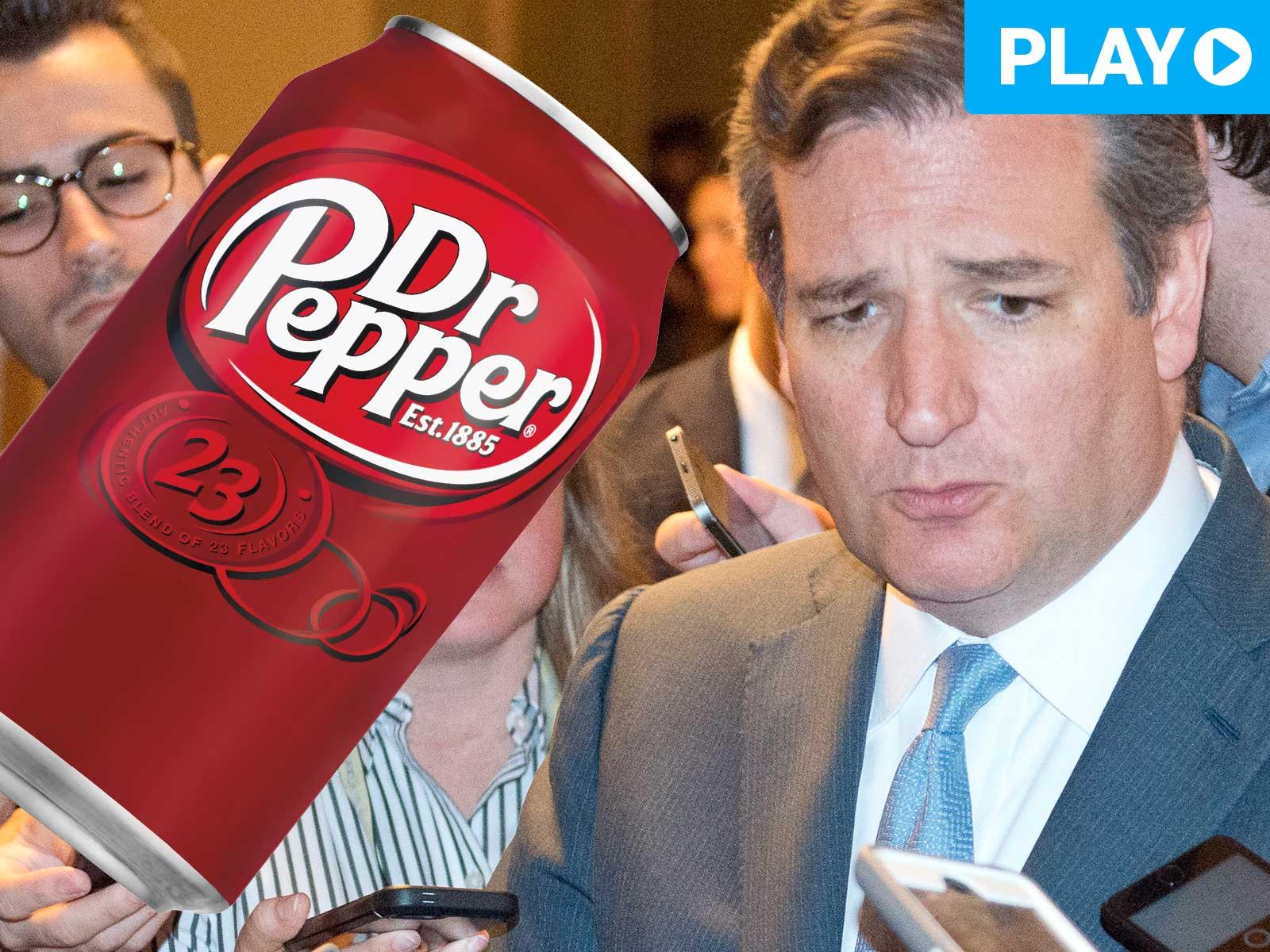 Ted Cruz Gets Doused in ‘Dr. Pepper’ During Senate Hearing