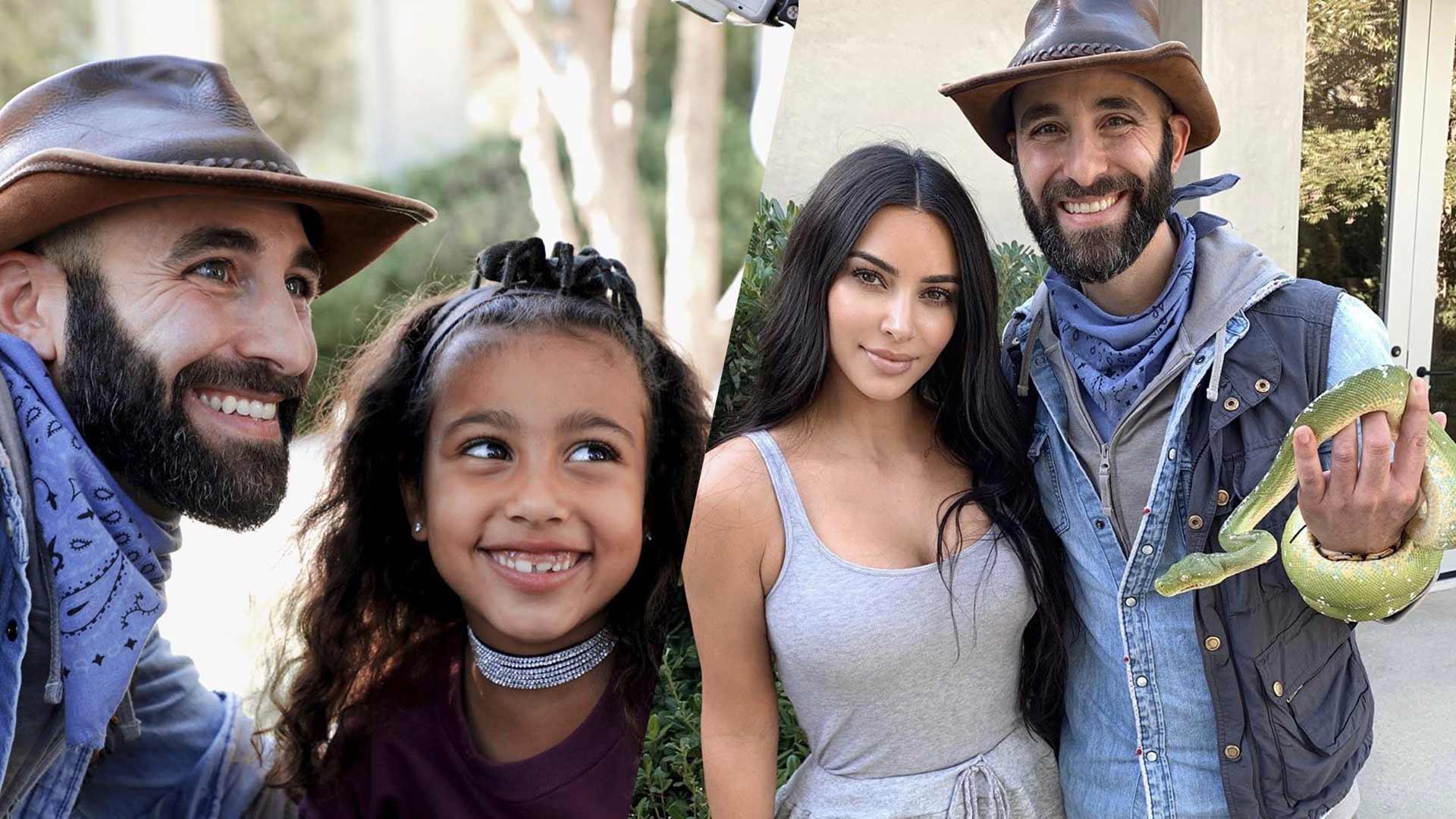 Kim Kardashian’s Daughter North Poses With Giant Spider On Her Head