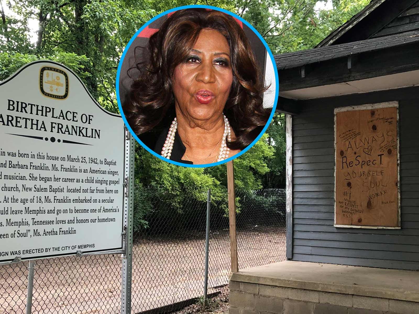 Cops Step Up Patrol at Aretha Franklin’s Childhood Home, Dissuade Fans from Leaving Graffiti