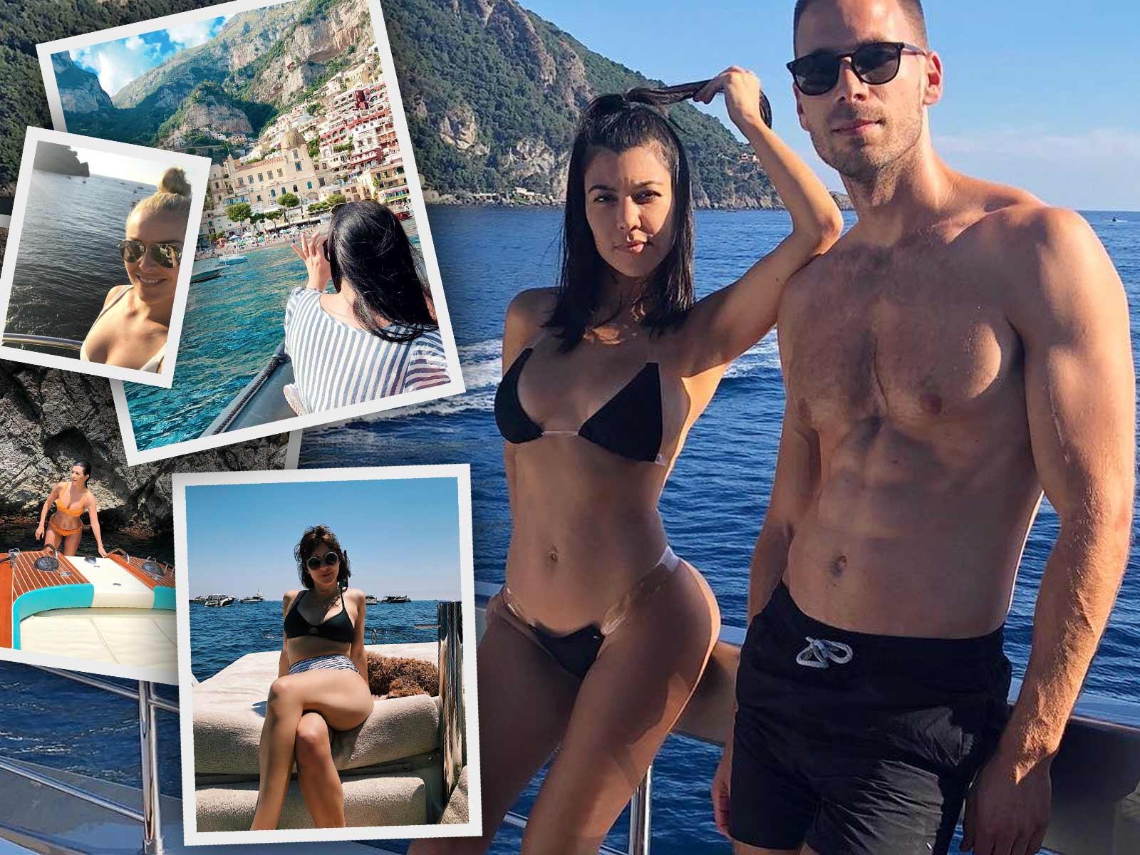 Celebs Flock to the Isle of Capri for Summer Vacations