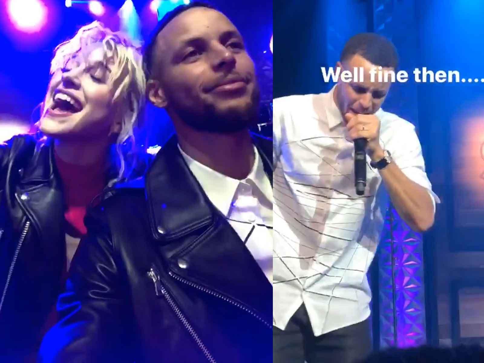 Stephen Curry Channels Rick James During Birthday Celebration