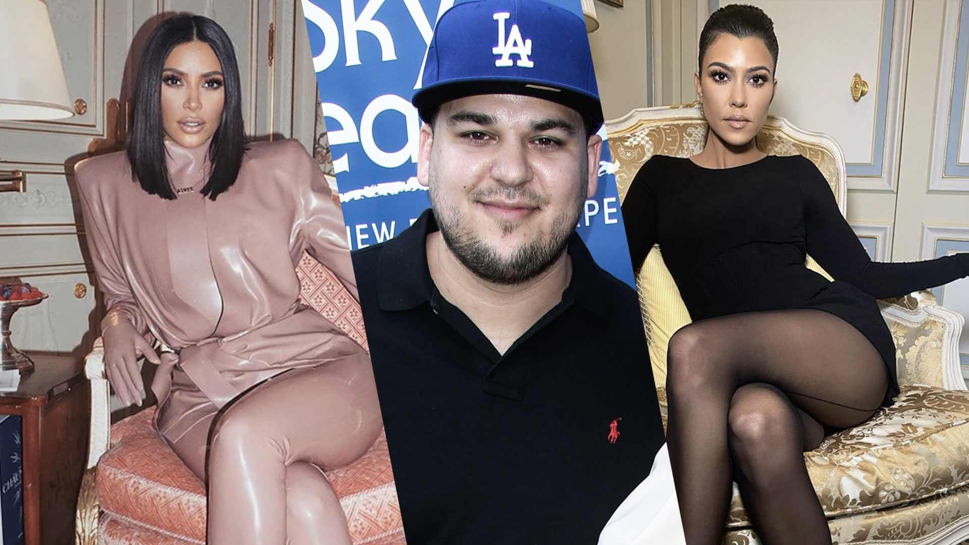 Rob Kardashian Compares Kim & Kourtney To ‘Bad Girls Club’ After Explosive ‘KUWTK’ Fight