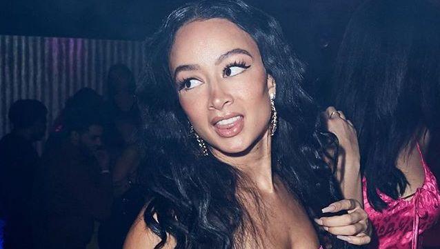 Draya Michele Gets DOWN In Spandex Sports Bra Then Strips Down