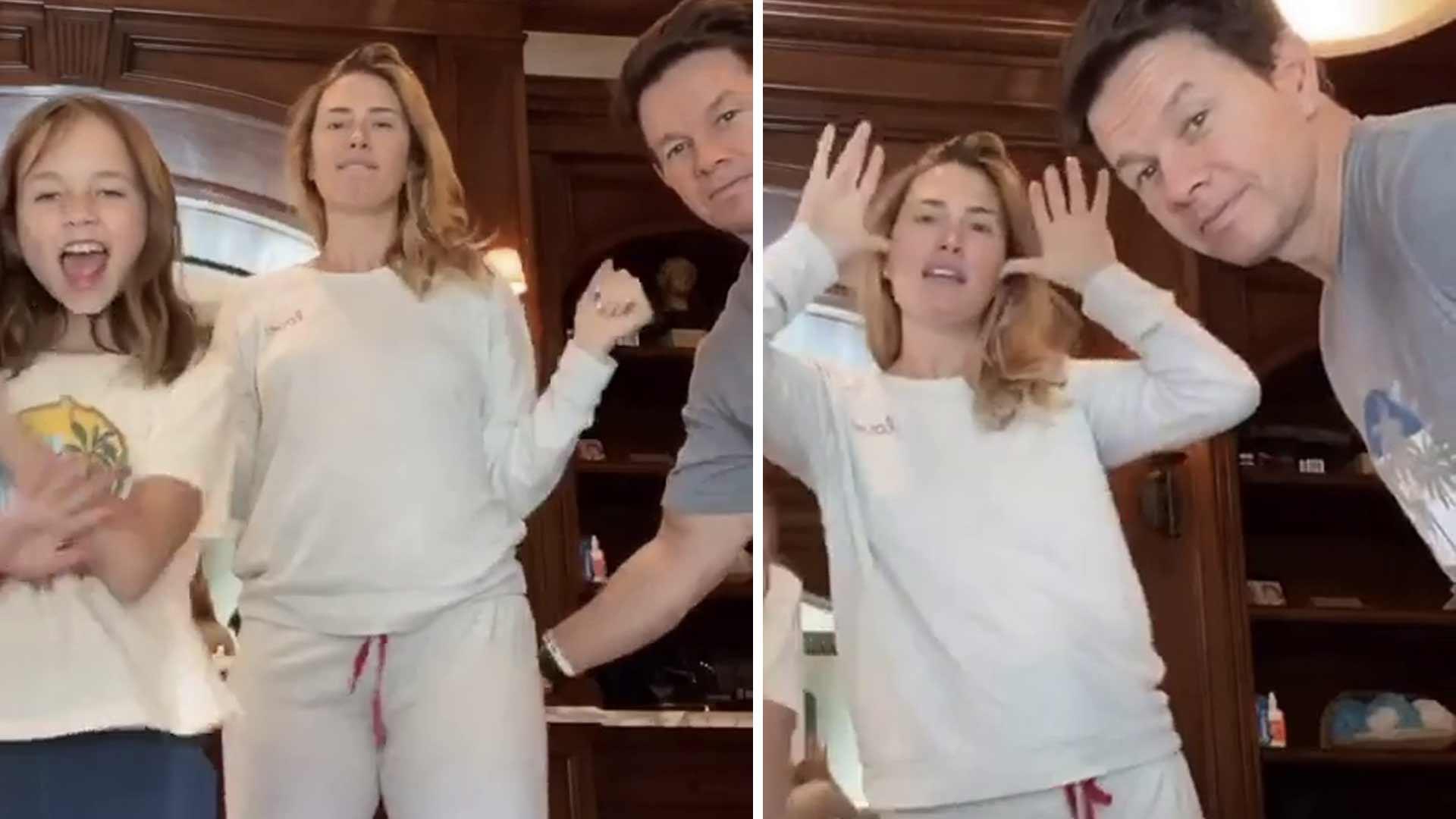 Mark Wahlberg Hilariously Smacks Wife Rhea Durham’s Butt During ‘Savage’ Challenge