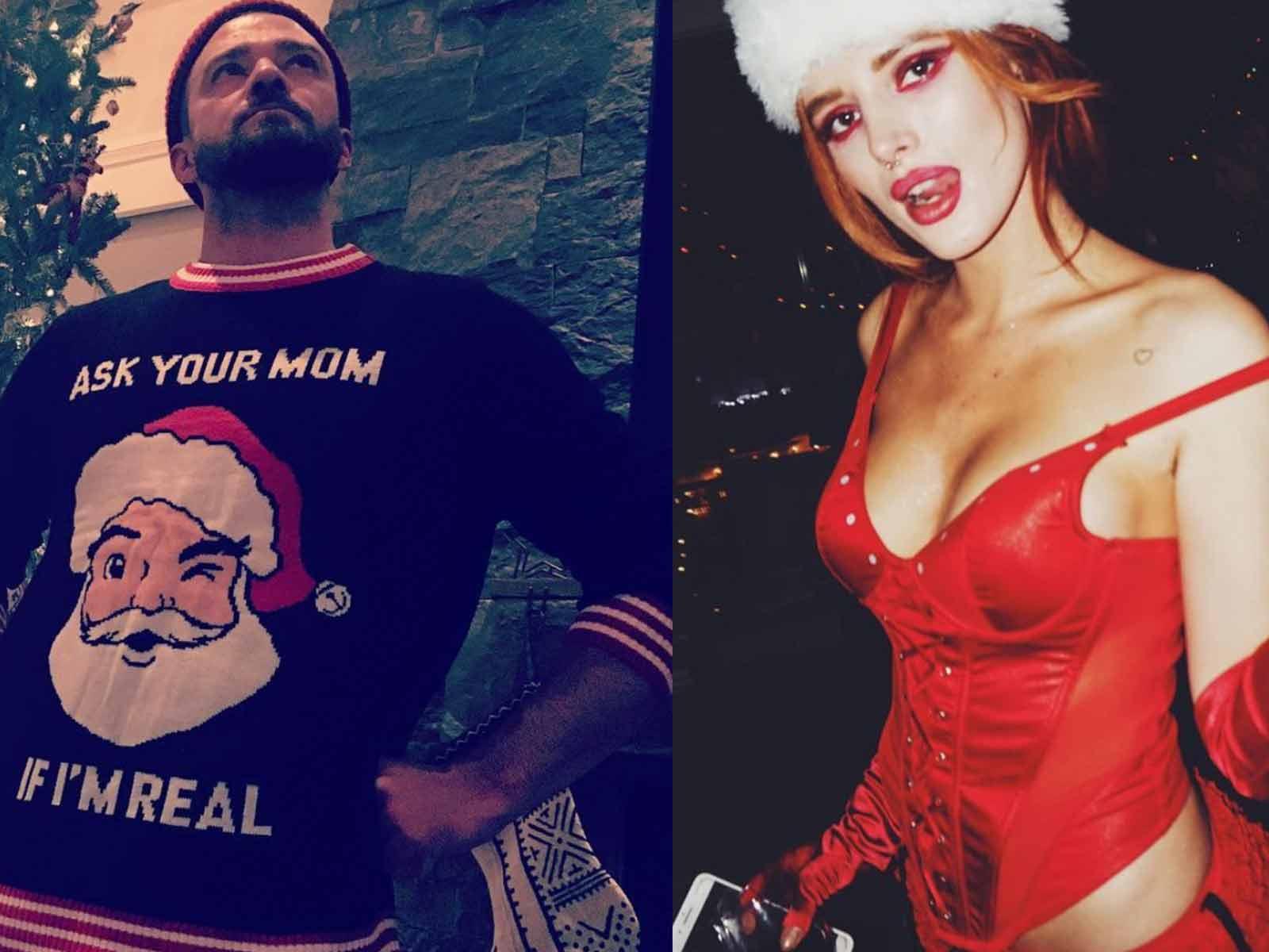 Justin Timberlake and Bella Thorne Were Delightfully Naughty This Year