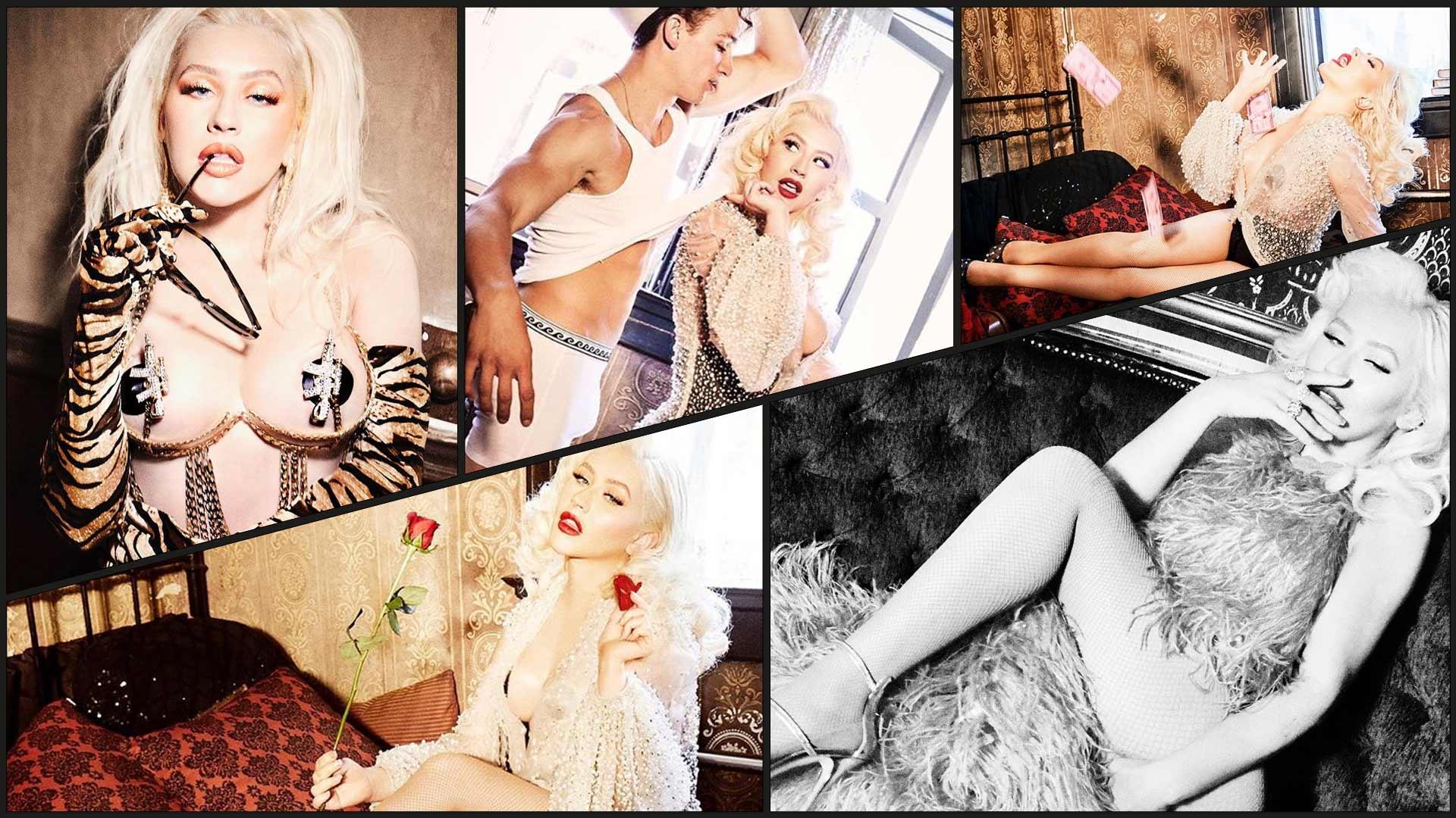 Christina Aguilera’s Guns Are Blazing in Bondage Shoot for Galore’s Icon Issue